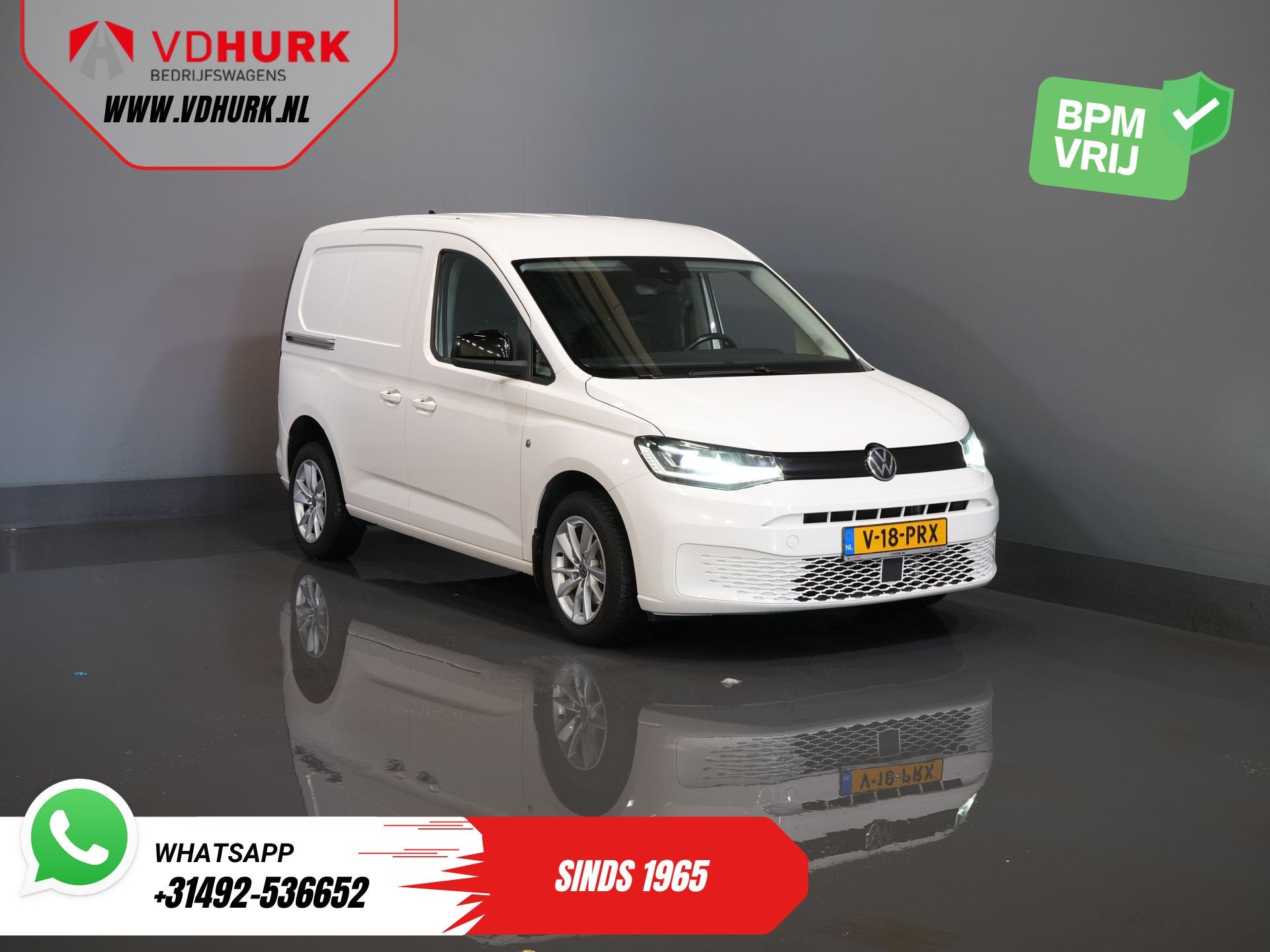 Volkswagen Caddy Cargo 2.0 TDI 125 pk DSG Aut. LED/ Adapt.Cr, Dealer onderhouden, Stof, Gebruikt, 4 cilinders