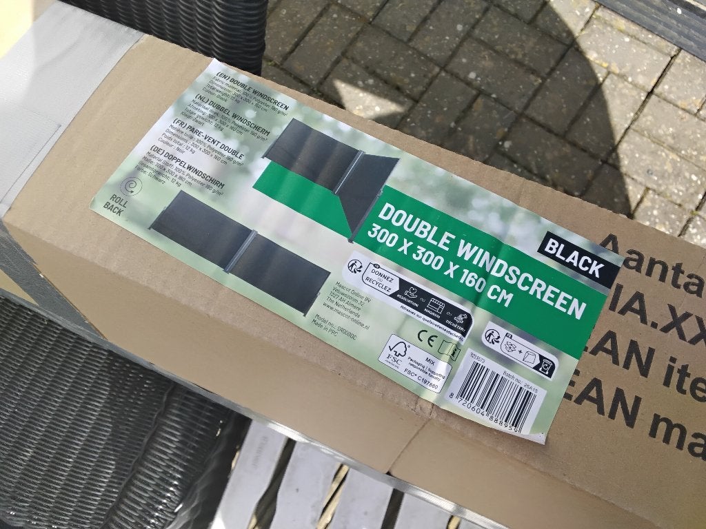 Terrasscherm, Ophalen, Nieuw, Overige typen