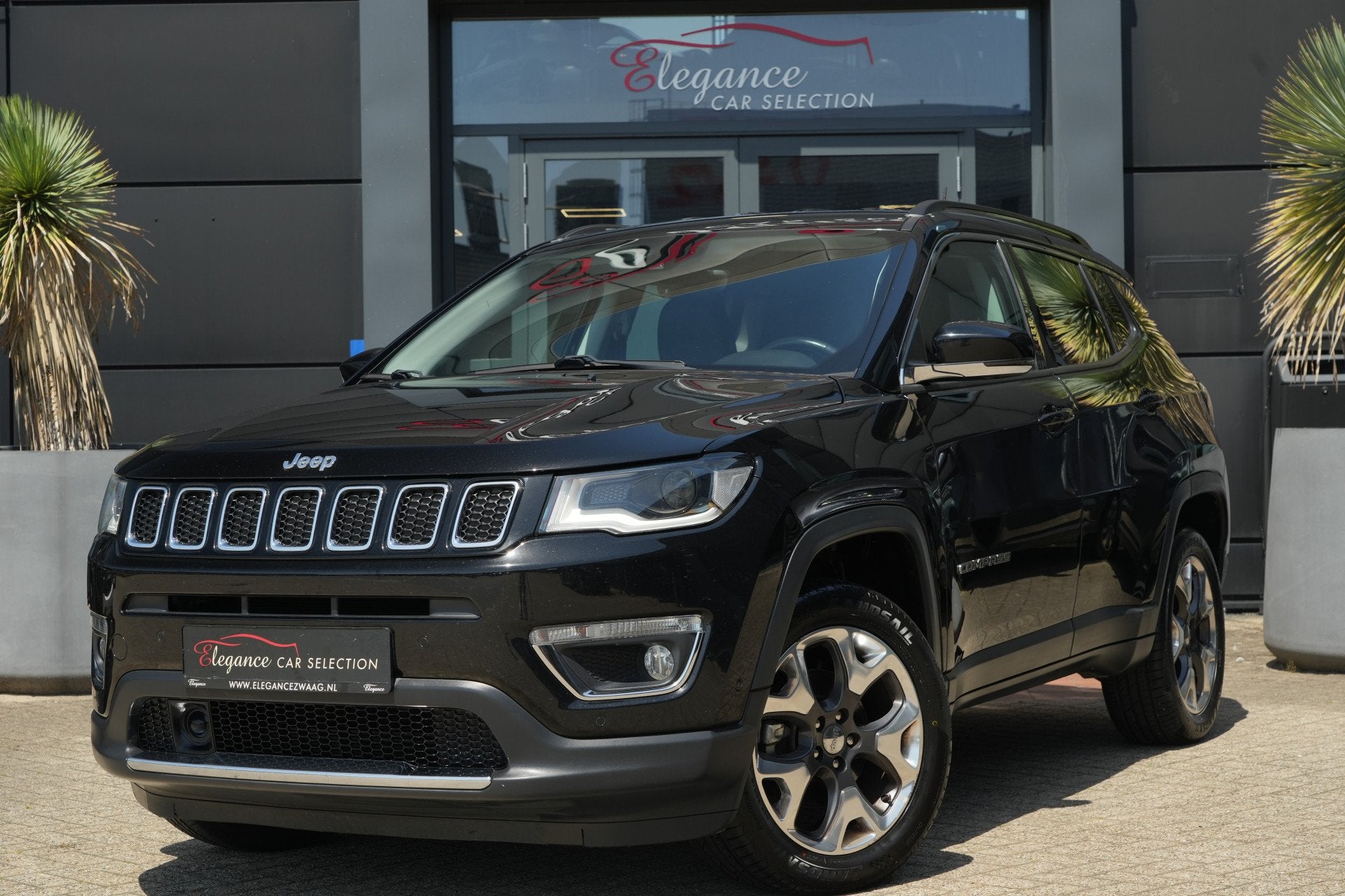 Jeep Compass 1.4 MultiAir Limited 4x4 170pk Navigatie/Camera, Auto's, Automaat, 450 kg, Gebruikt, 4 cilinders