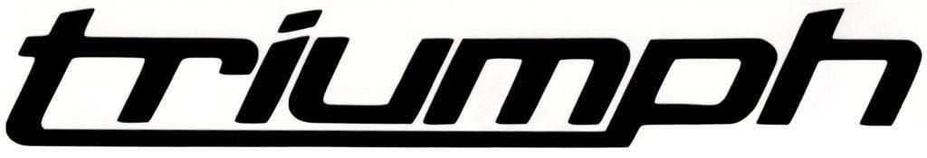 Triumph sticker #17, Motoren, Accessoires | Stickers, Verzenden