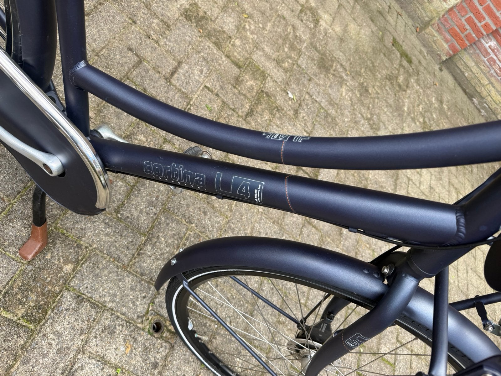 Cortina u4 transport damesfiets, framemaat 57cm hoog, Versnellingen, 56 cm of meer, Zo goed als nieuw, Trommelrem