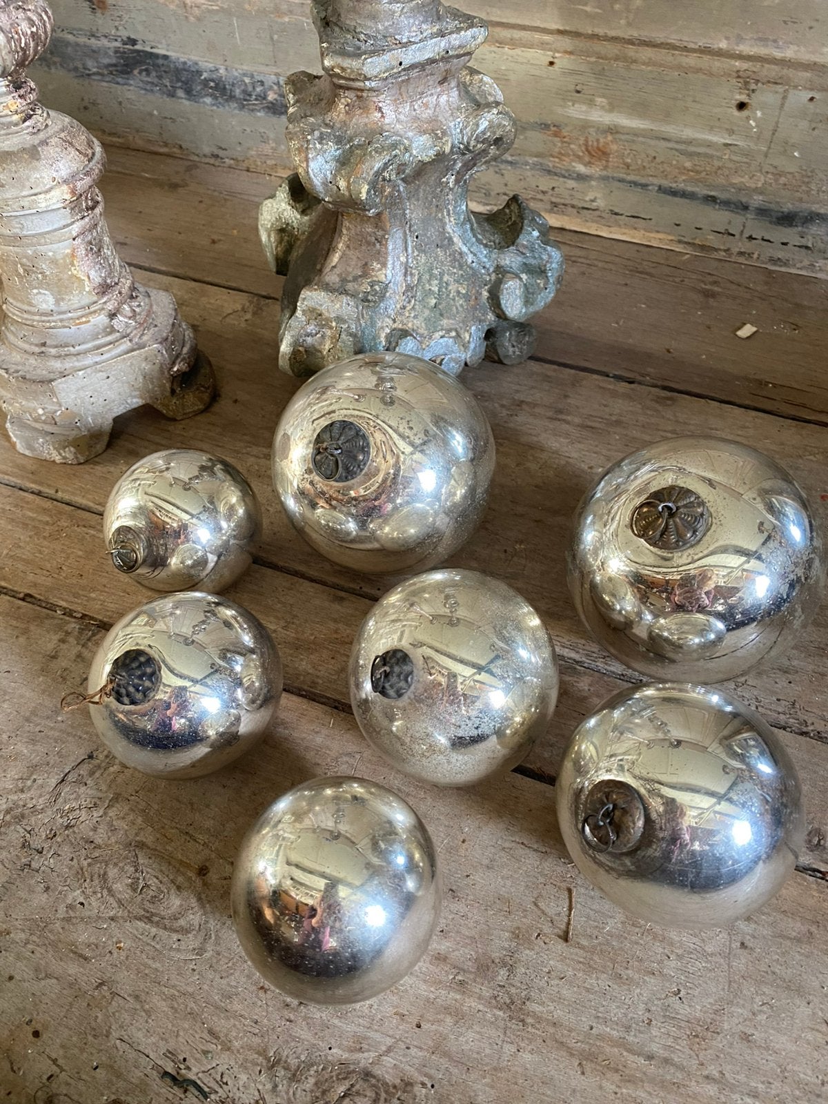 Antiek franse heksenballen, Antiek en Kunst, Ophalen of Verzenden