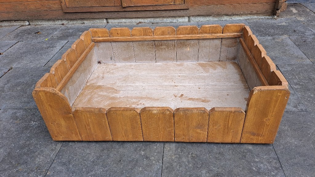 Grote houten hondenmand – degelijk en stijlvol, Dieren en Toebehoren, Ophalen, Gebruikt, Overige