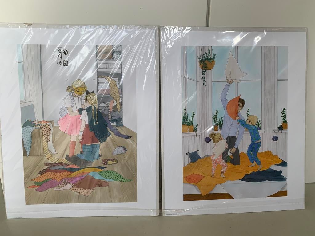 IKEA Bild Poster 3 Pack Modern Larsson by Helena Frank NEW, Ophalen of Verzenden