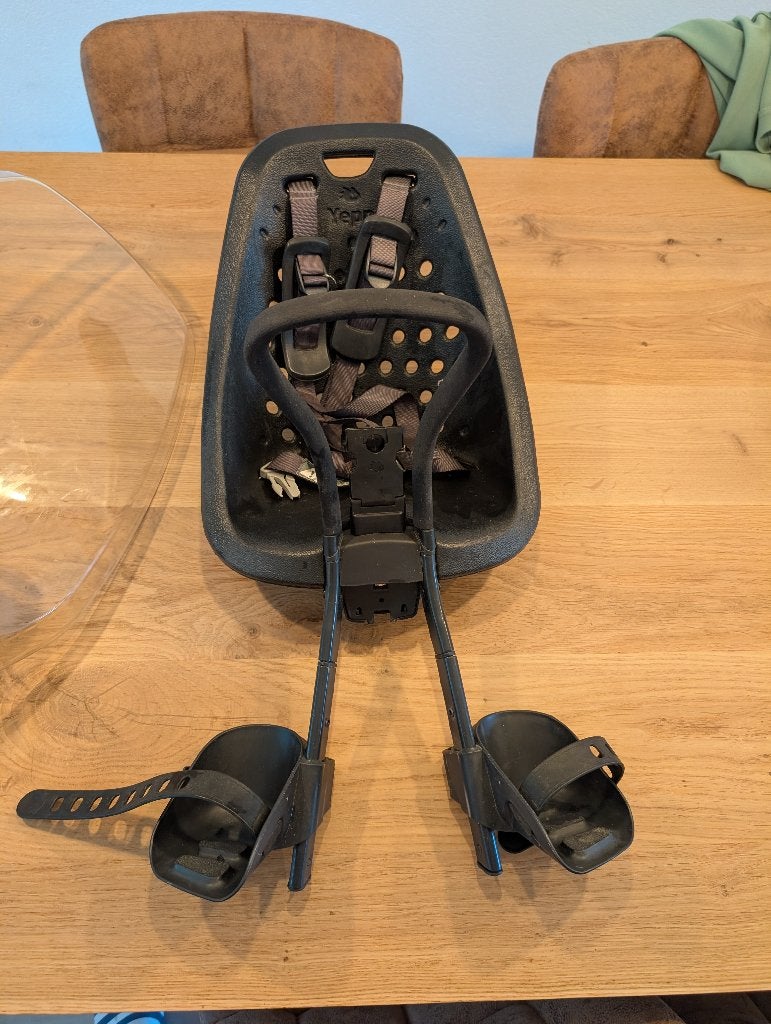 Fietsstoeltje yepp mini (tot 15 kg), Fietsen en Brommers, Fietsaccessoires | Fietsstoeltjes, Ophalen, Yepp, Voorzitje, 0 t/m 13 kg