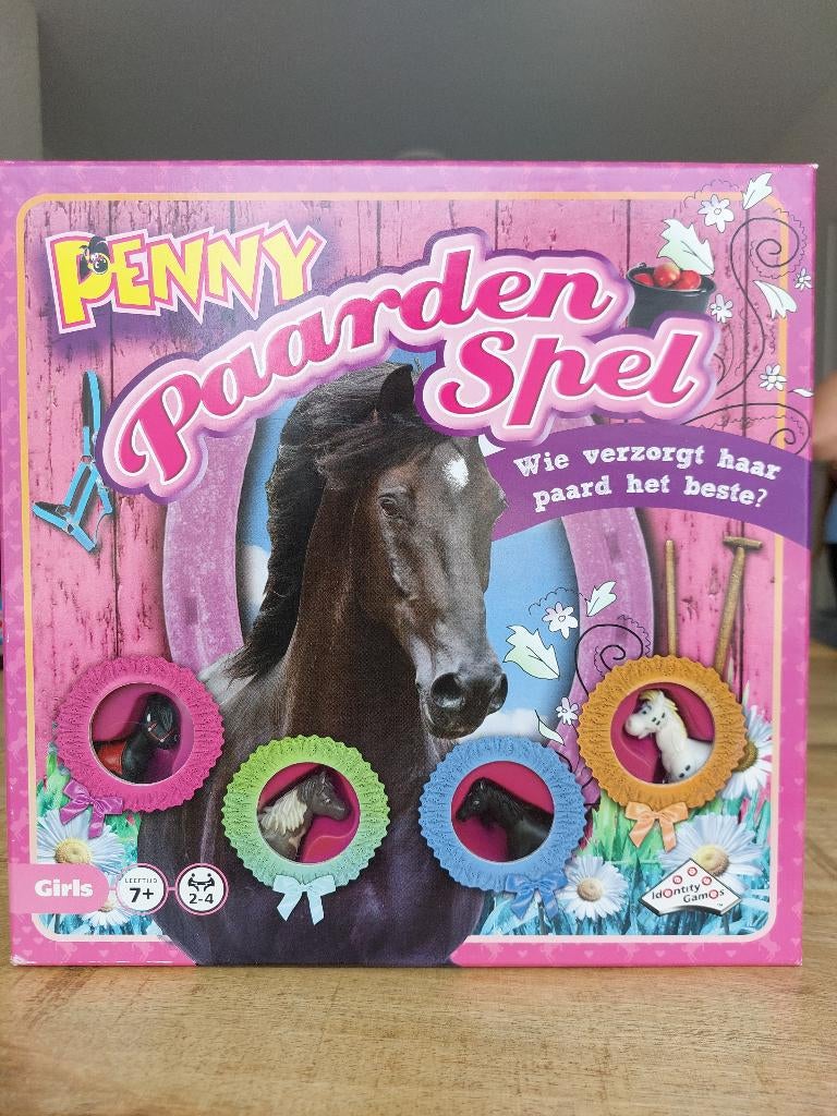 Penny Paardenspel, Hobby en Vrije tijd, Gezelschapsspellen | Bordspellen, Ophalen of Verzenden, Zo goed als nieuw, Identity Games