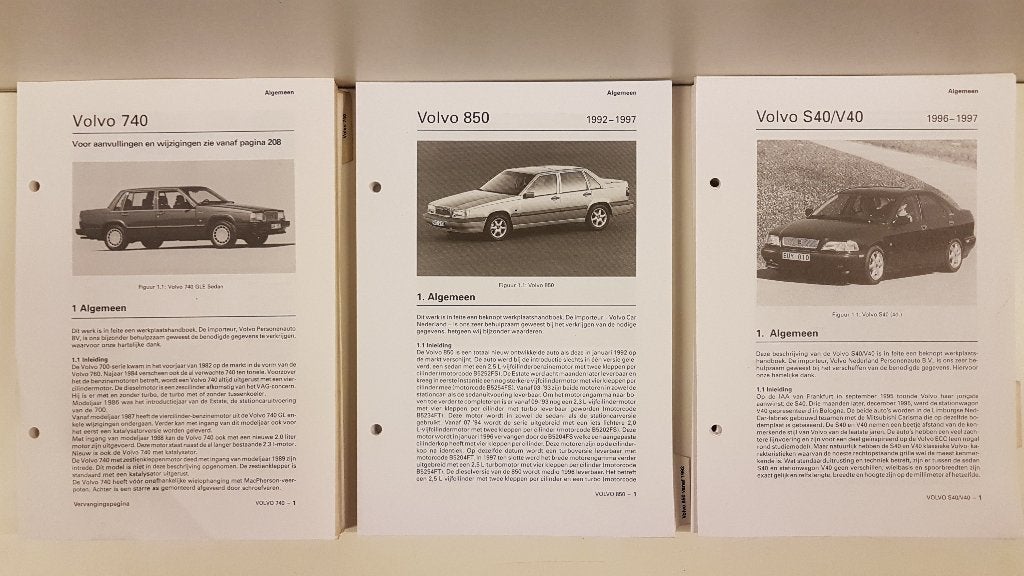 Olyslager Vraagbaken Volvo 740  850  S40 en V40, Auto diversen, Ophalen of Verzenden