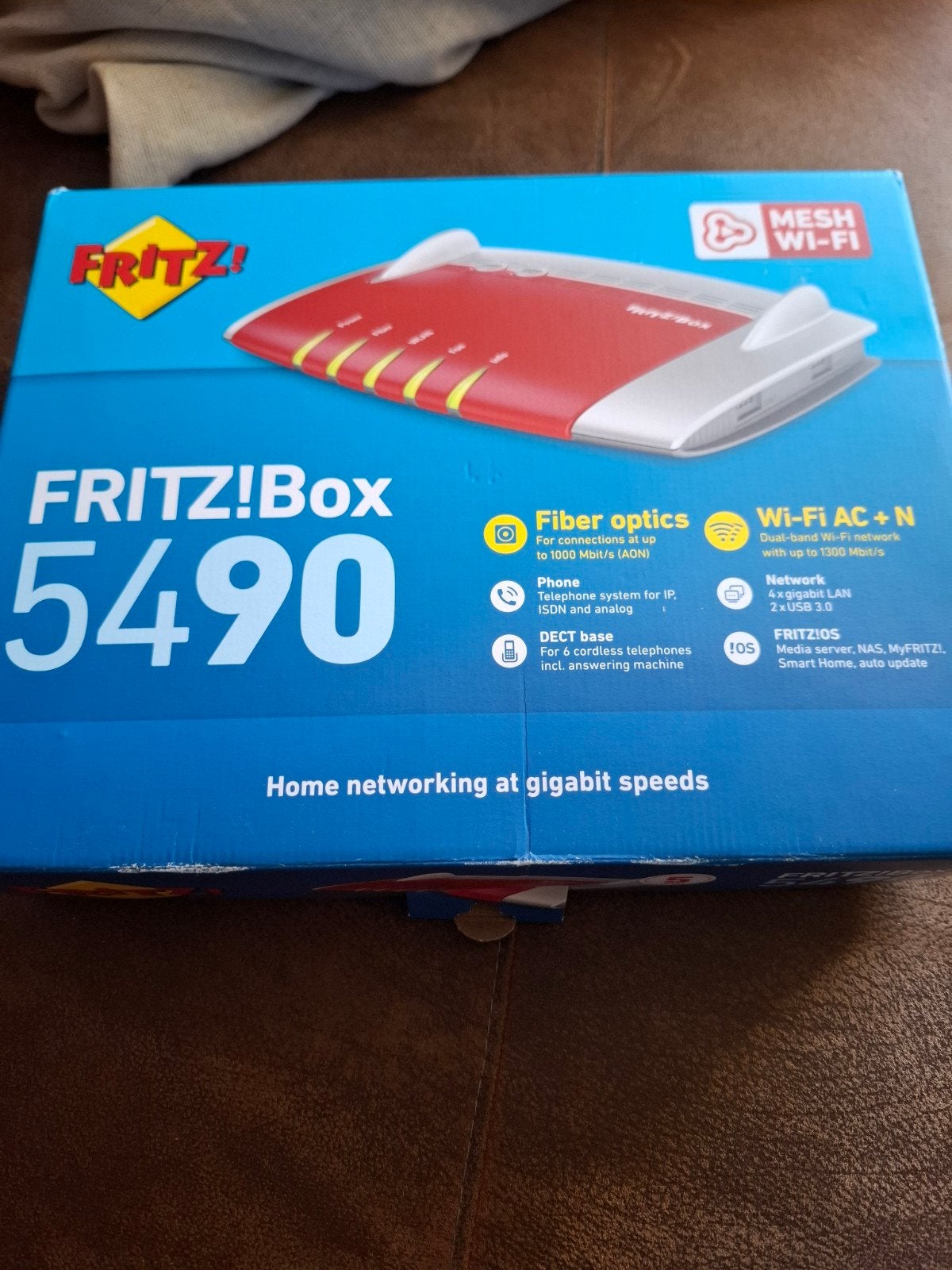 FRITZ! FRITZ!Box 5490, Ophalen of Verzenden, Zo goed als nieuw