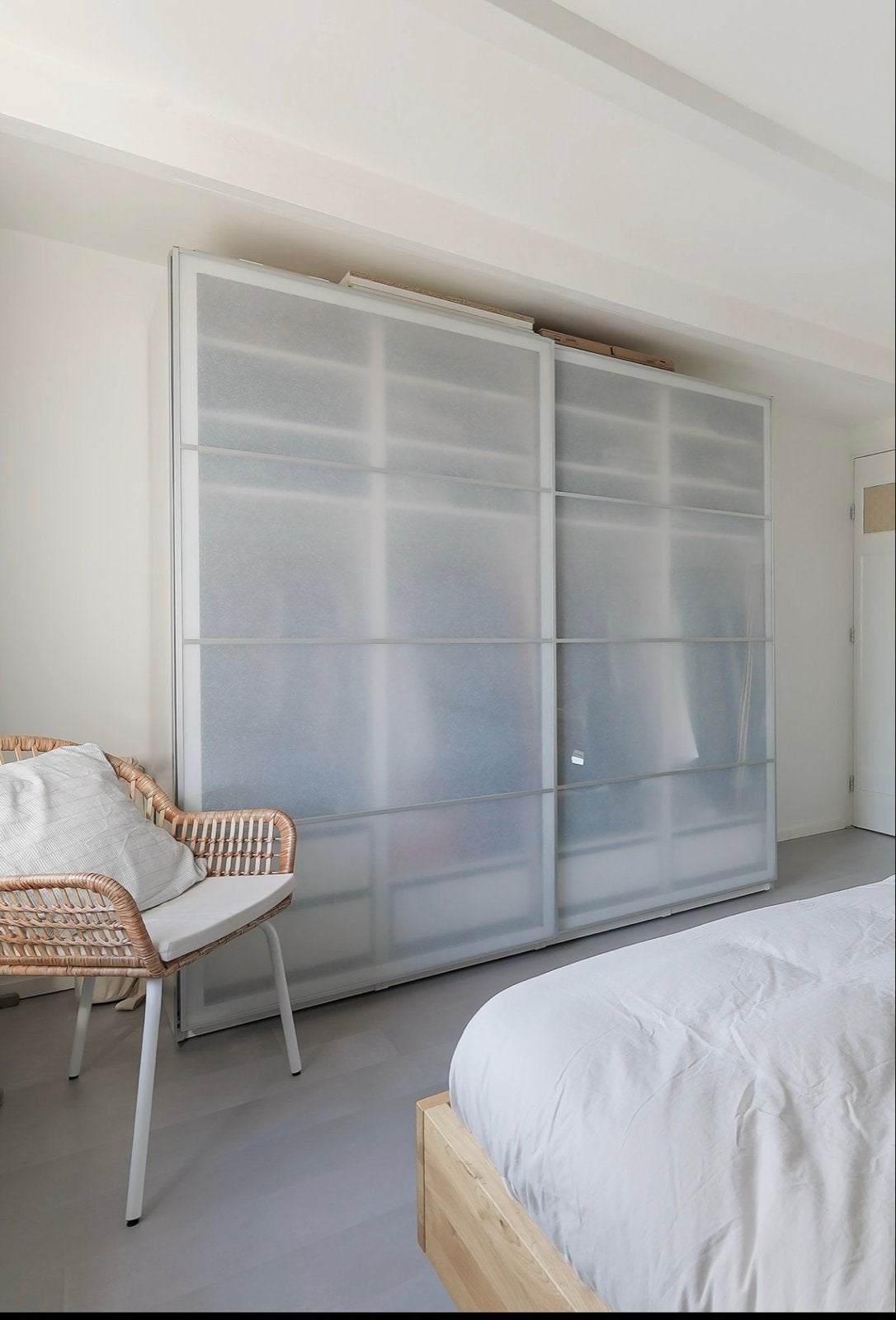 IKEA PAX Kast met schuifdeuren (200x200x58 cm), Ophalen, Gebruikt, 200 cm of meer, Neutraal