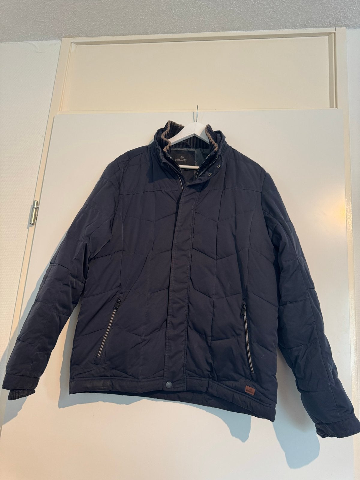 Vanguard gewatteerde jas - Maat L, Ophalen of Verzenden, Zo goed als nieuw, Maat 52/54 (L), Blauw