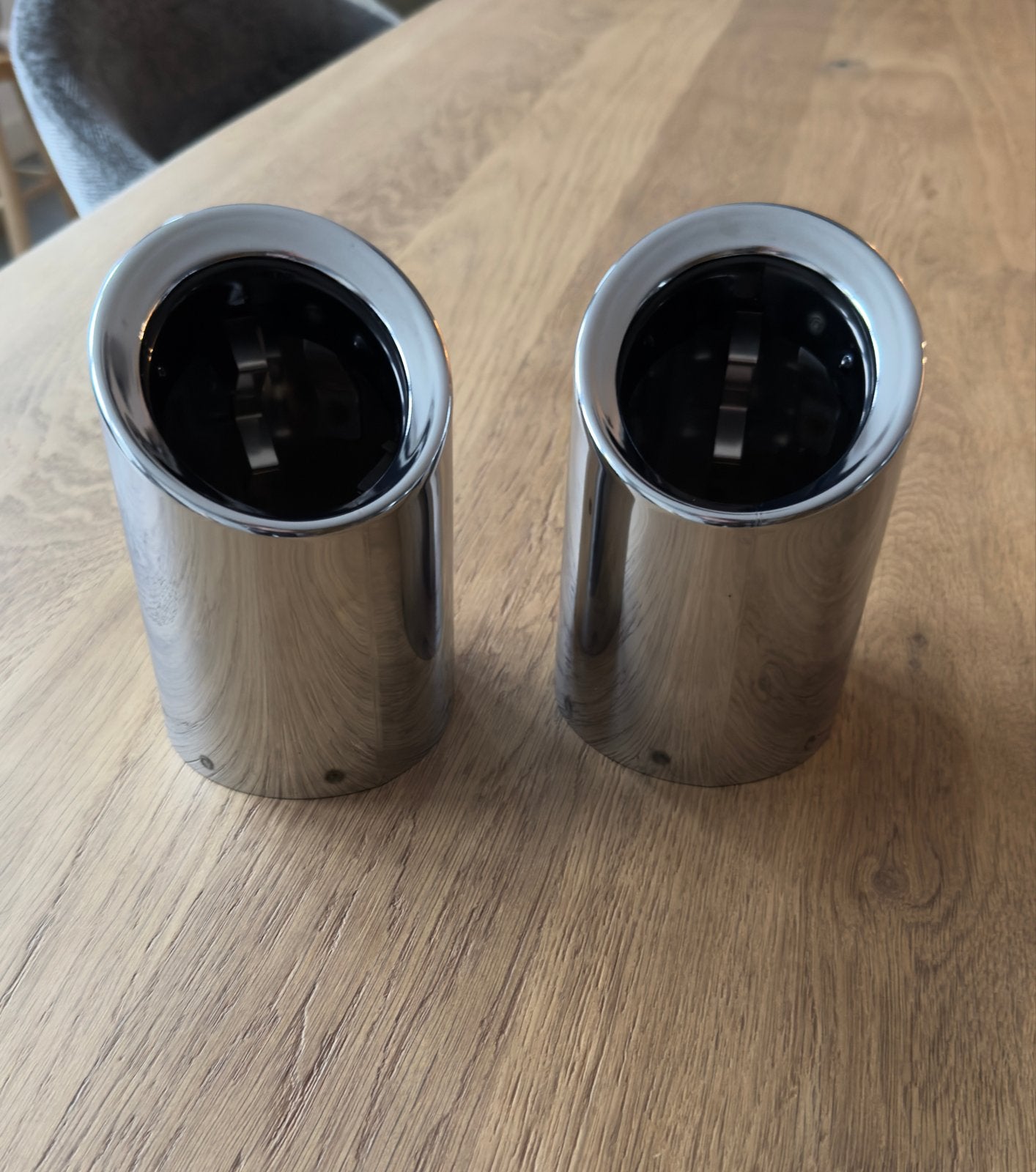 Set van 2 BMW 3 serie uitlaat sierstuk 5a27117 ZGAN, Ophalen of Verzenden, Gebruikt, BMW
