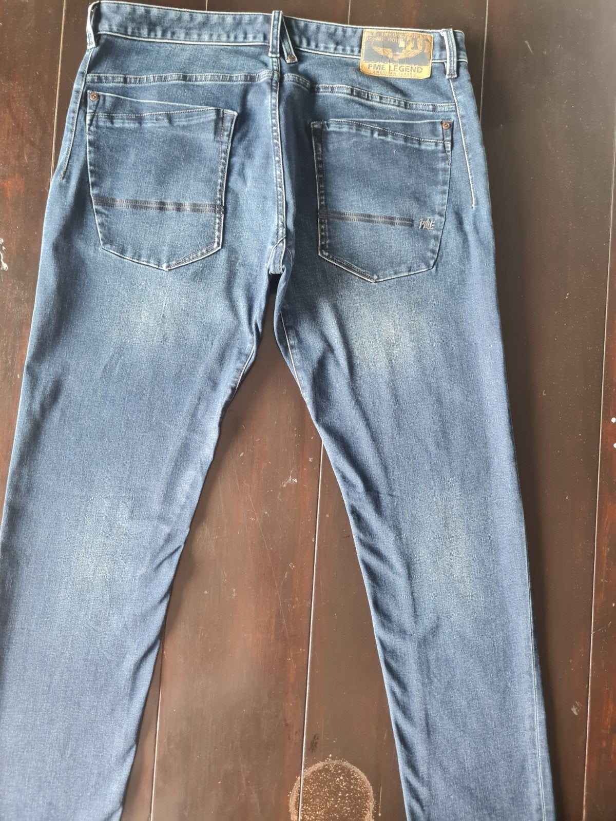 ZGAN CLASSIC PME LEGEND BARE METAL STRAIGHT STRETCH 35/32!!, Blauw, W32 (confectie 46) of kleiner, Ophalen of Verzenden, Zo goed als nieuw