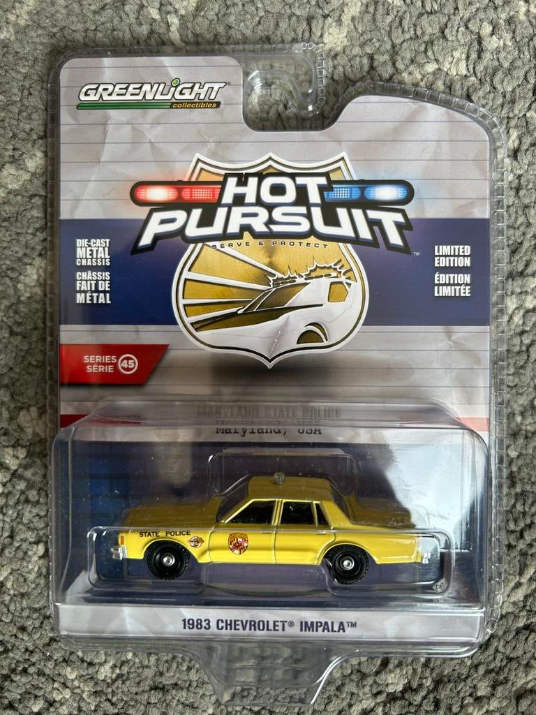 Greenlight Hot Pursuit politieauto’s 1:64, Hobby en Vrije tijd, Ophalen of Verzenden, Nieuw, Auto