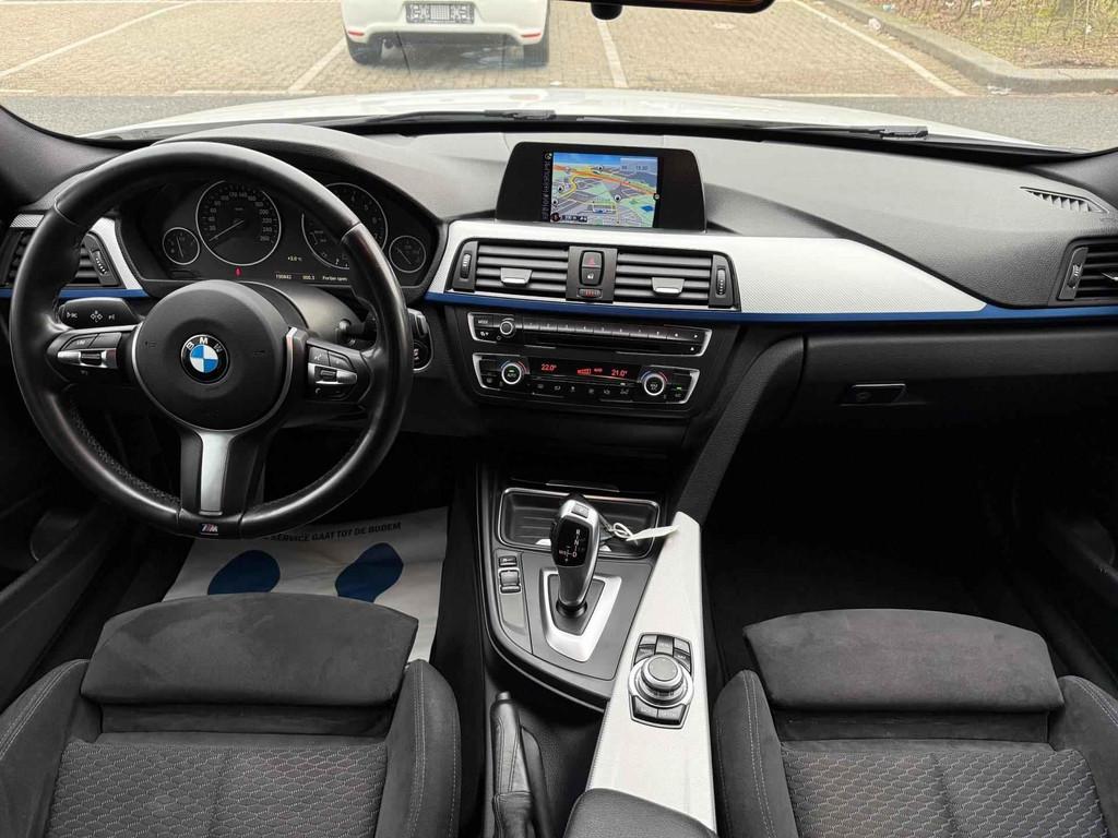 BMW 3-serie 316i Executive M sport AUT ECC/PDC/LMV-18/NAVI, Auto's, BMW, 12 maanden, Gebruikt, 4 cilinders, Wit