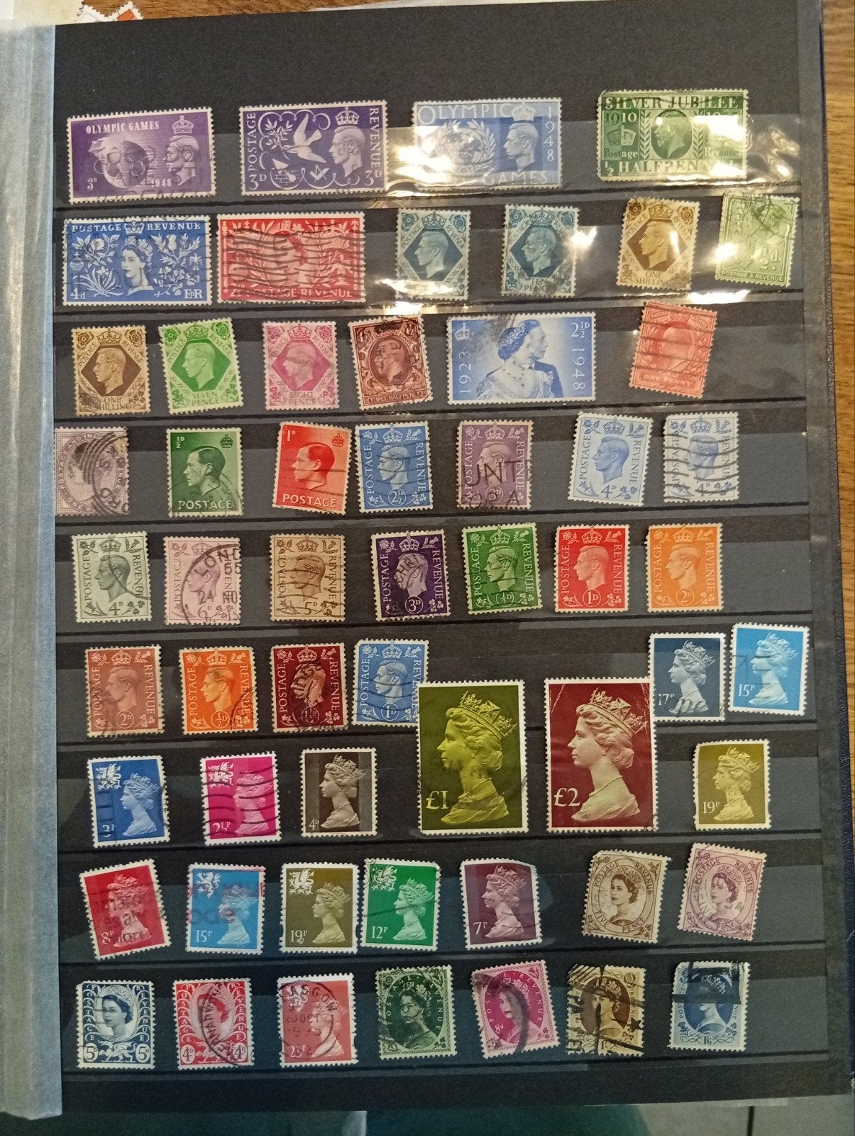 Verzameling Britse postzegels, diverse periodes, Ophalen of Verzenden, Na 1940, Gestempeld