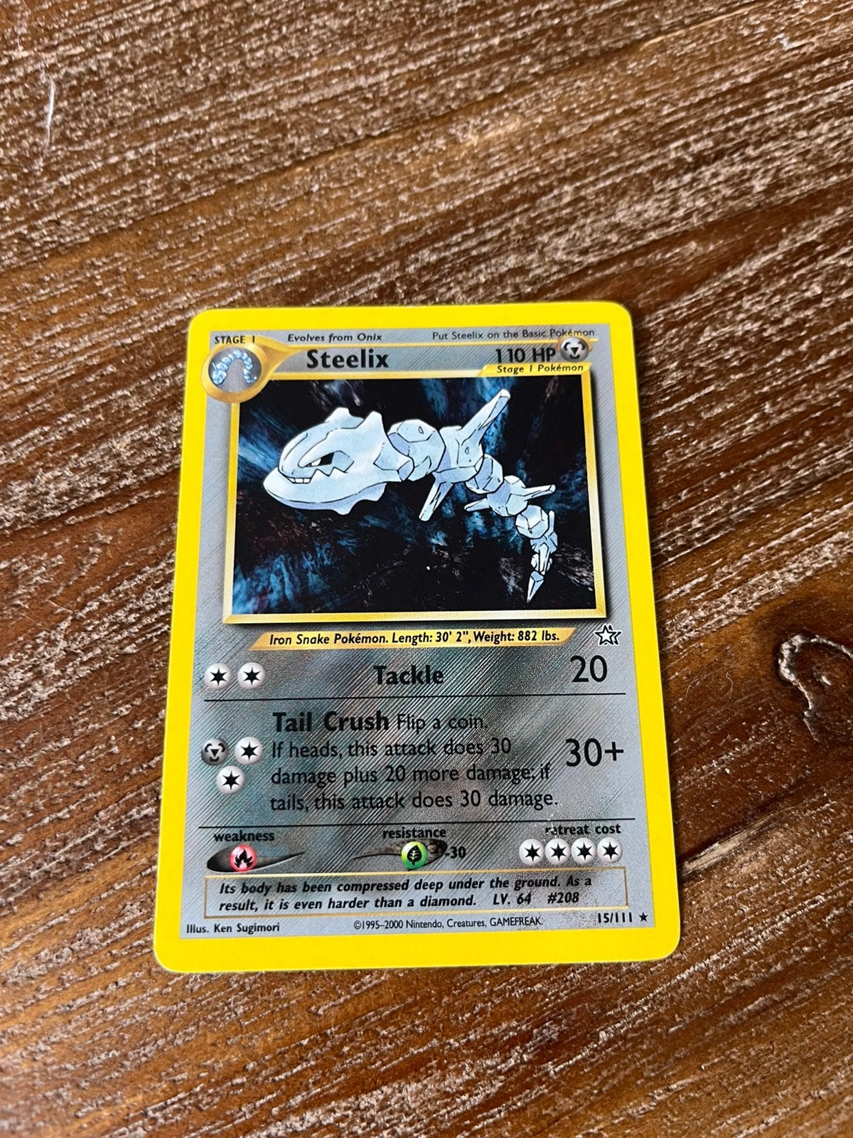 Steelix, Hobby en Vrije tijd, Verzamelkaartspellen | Pokémon, Ophalen of Verzenden, Zo goed als nieuw