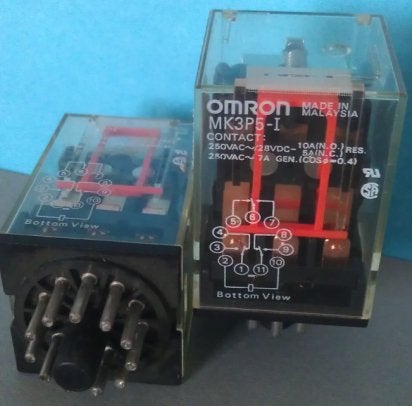 Insteekrelais Omron MK3P5-I/24Vdc., Ophalen of Verzenden, Nieuw