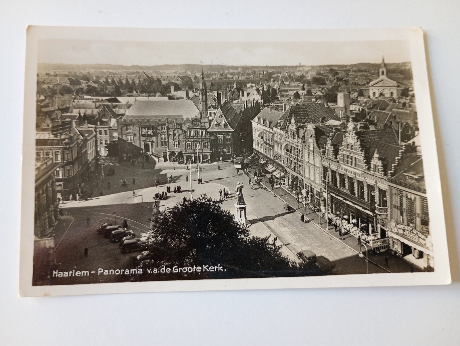 Haarlem Panorama 1942, Ophalen of Verzenden, 1940 tot 1960, Gelopen, Noord-Holland
