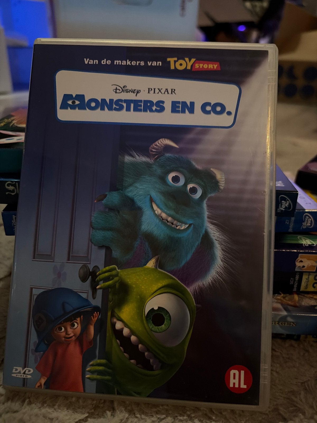 Monsters en Co. DVD - Disney Pixar film, Gebruikt, Animatie, Nederlands, Alle leeftijden