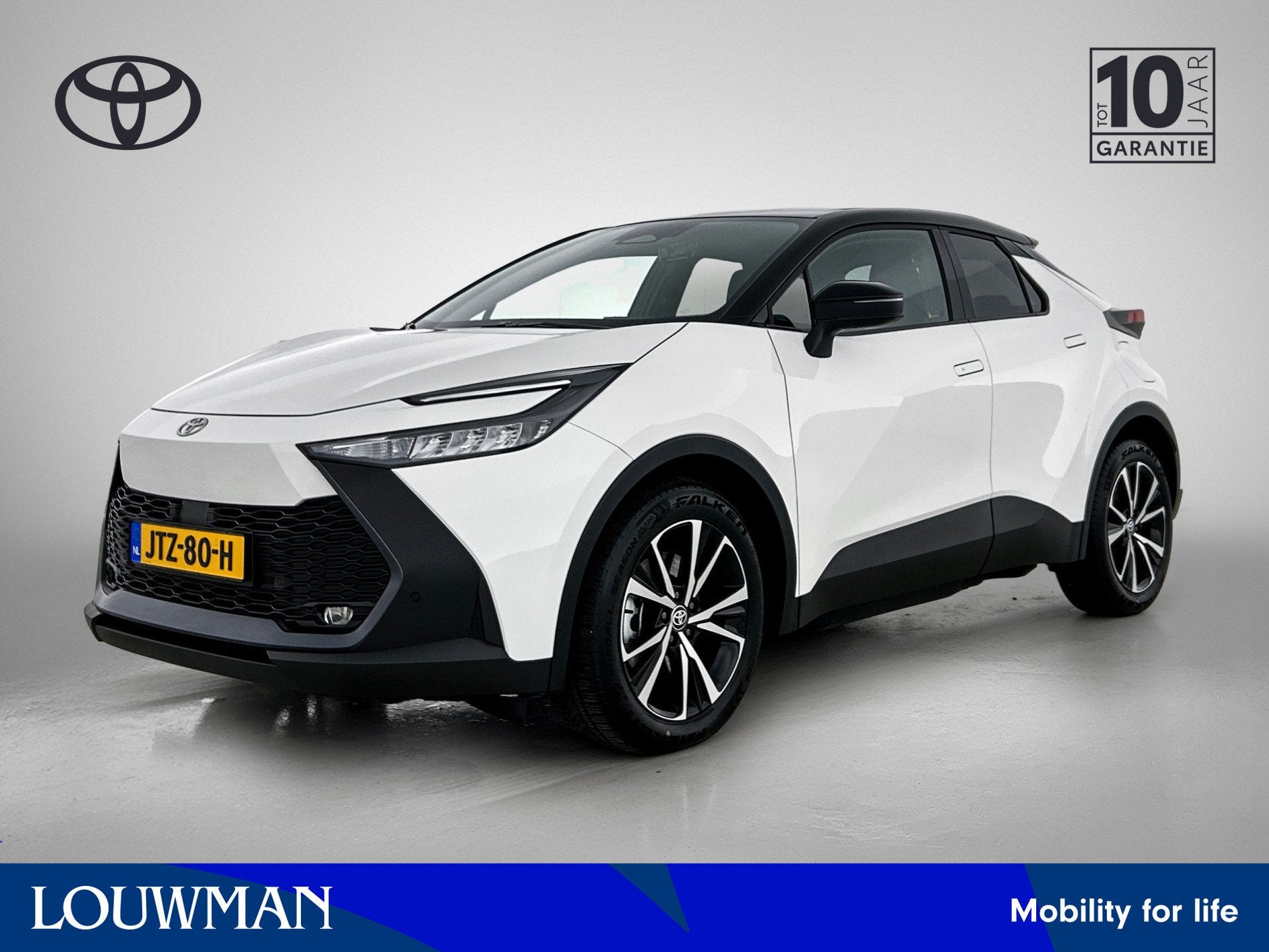 Toyota C-HR 2.0 Plug-in Hybrid 220 First Edition | Bi-Tone |, Auto's, 12 maanden, Stof, 4 cilinders, Wit