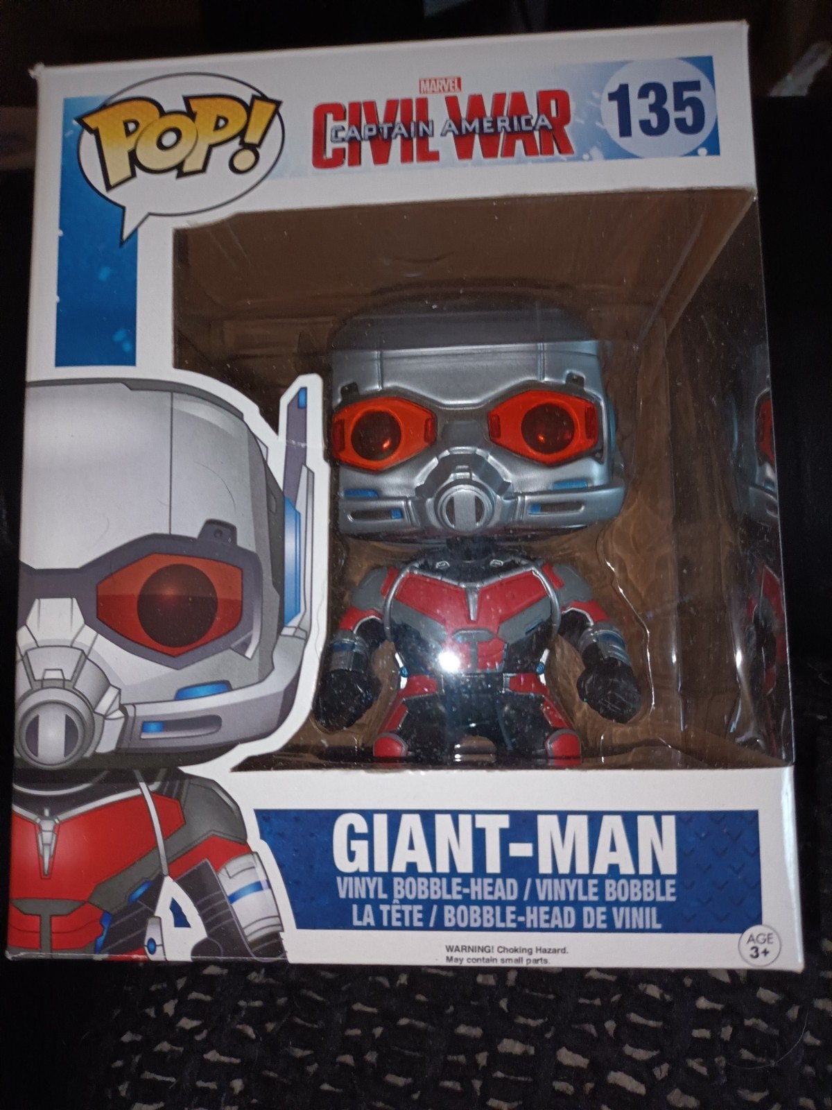Funko Pop! Marvel Civil War Giant-Man #135, Ophalen of Verzenden, Zo goed als nieuw