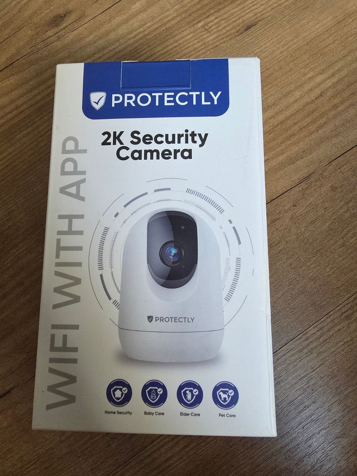 Nieuwe camera Protectly 2K, Audio, Tv en Foto, Videobewaking, Ophalen of Verzenden, Nieuw, Binnencamera