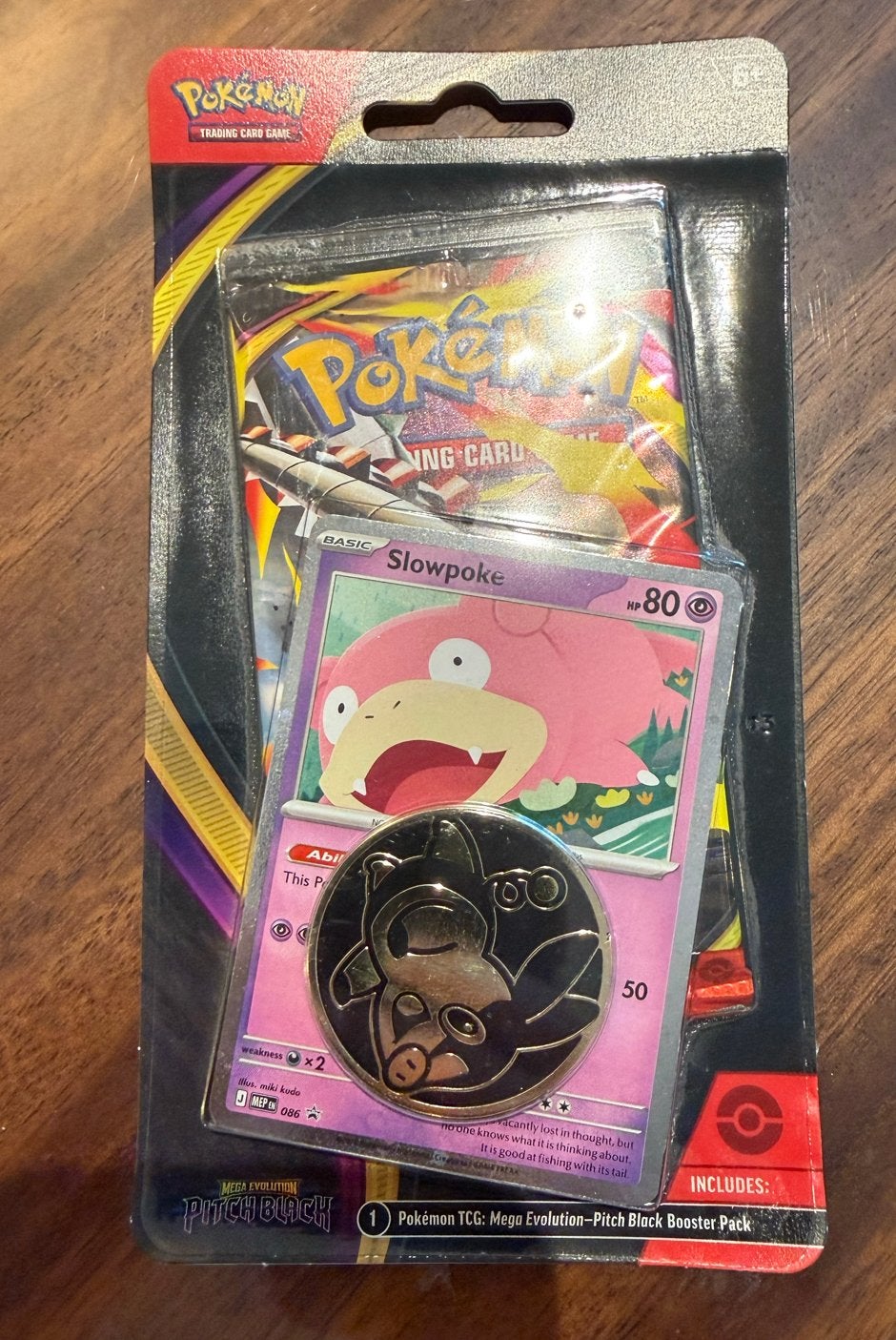 Pokémon Pitch Black: Slowpoke 1-Pack Blister, Ophalen of Verzenden, Nieuw, Booster