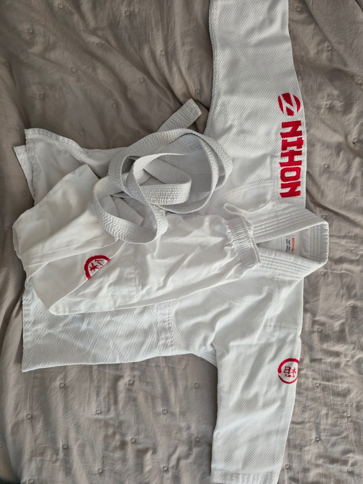 Zo goed als nieuw Nihon Judopak / Ju-Jitsu pak – Maat 128, Maat XS of kleiner, Ophalen of Verzenden, Zo goed als nieuw, Judo