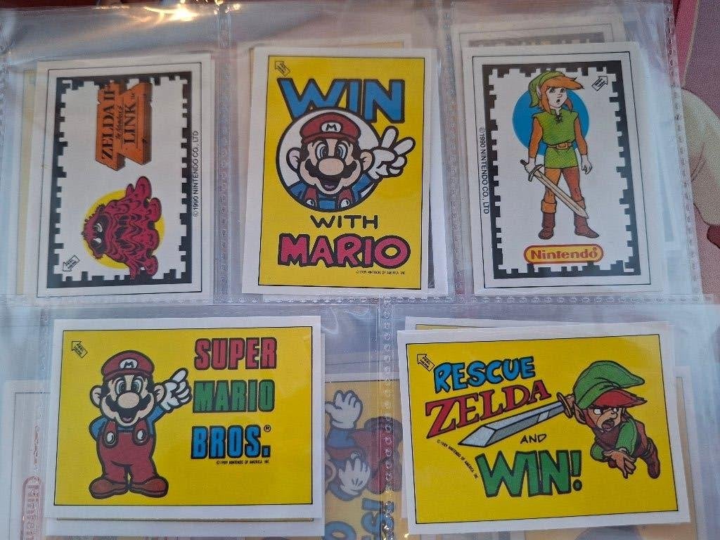 Nintendo Topps Trading Cards - UK Serie - Retro- Zelda/Mario, Avontuur en Actie, Gebruikt, 1 speler, Ophalen of Verzenden