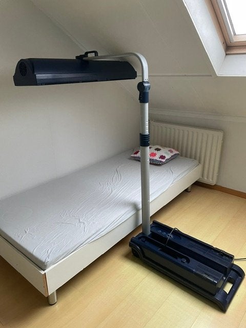 zonnebank, Witgoed en Apparatuur, Zonnebanken en Gezichtsbruiners, Ophalen, Gebruikt, Zonnebank enkelzijdig, Minder dan 10 lampen