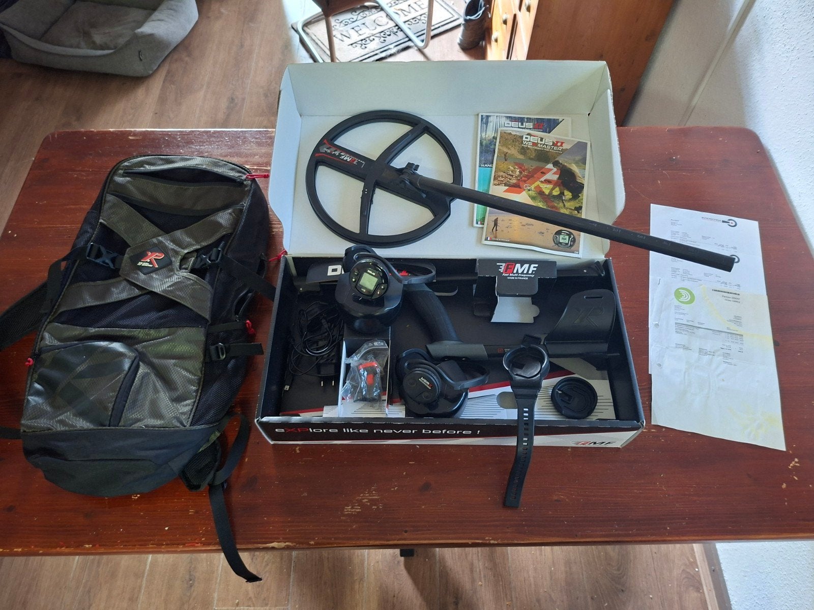 XP DEUS II FMF 28 WS6 Master + WSA 2 hoofdtelefoon, Hobby en Vrije tijd, Metaaldetectors, Meer dan 30 cm, Ophalen of Verzenden