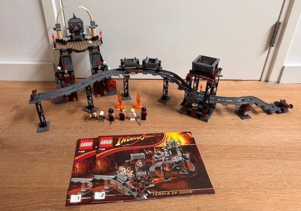 Gave set Indiana Jones 7199, The Temple of Doom, Ophalen, Compleet, Overige thema's, Lego