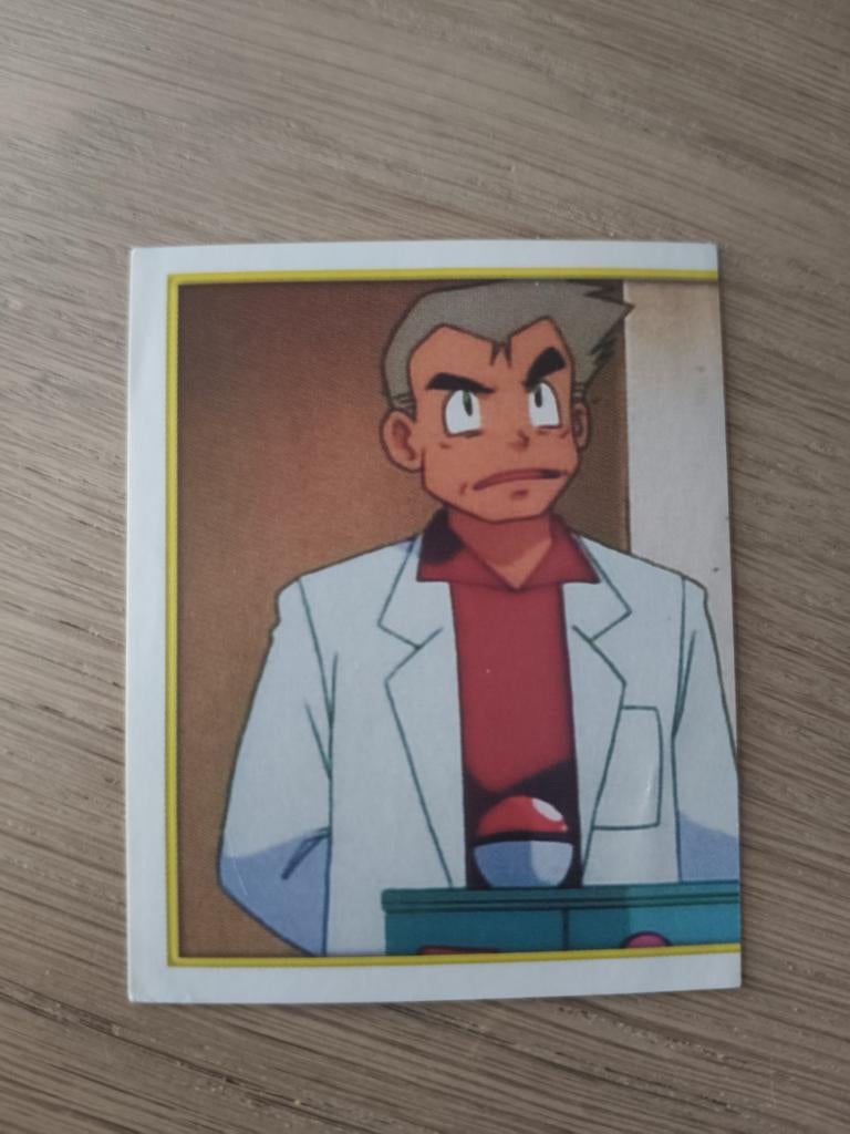 Professor Oak Pokémon Sticker - Merlin Collection, Hobby en Vrije tijd, Verzamelkaartspellen | Pokémon, Ophalen of Verzenden, Zo goed als nieuw
