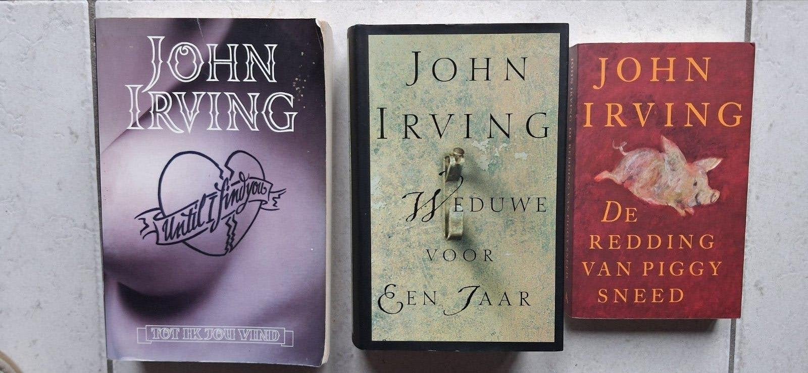 John Irving Boekenpakket: 3 Romans samen 4.-, Boeken, Ophalen of Verzenden, Gelezen, John Irving
