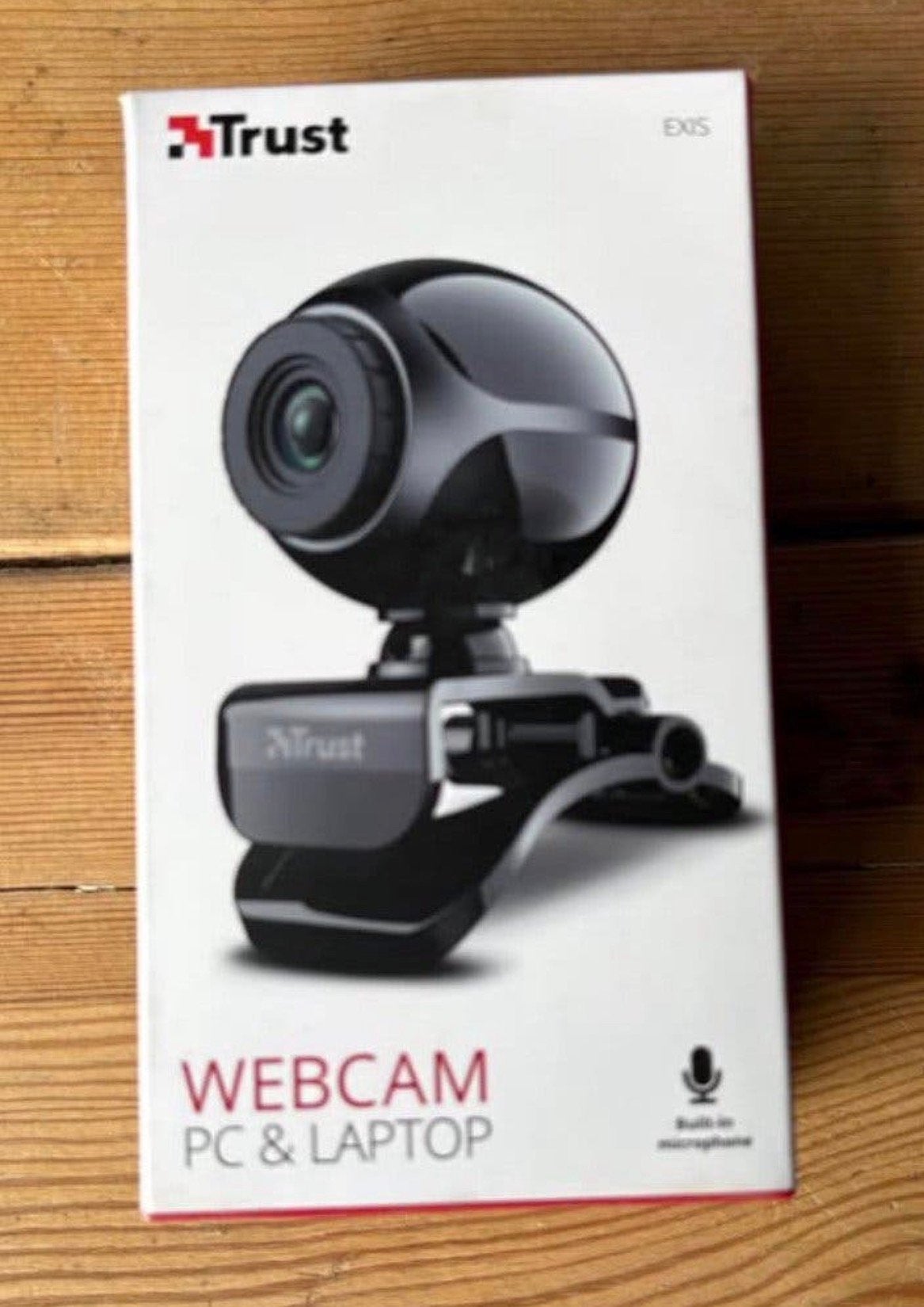 Trust webcam met ingebouwde microfoon, Computers en Software, Webcams, Ophalen, Nieuw, Microfoon