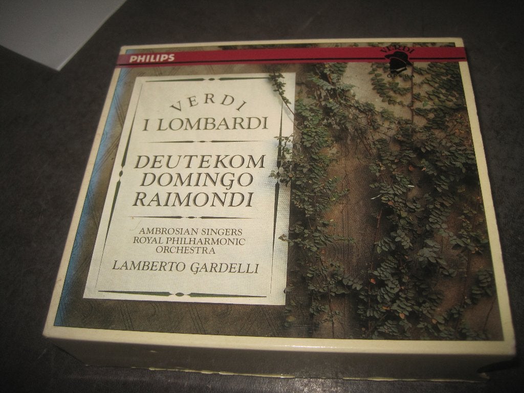Verdi I Lombardi Deutekom Domingo op Philips 2CD, Ophalen of Verzenden, Classicisme, Gebruikt, Kamermuziek
