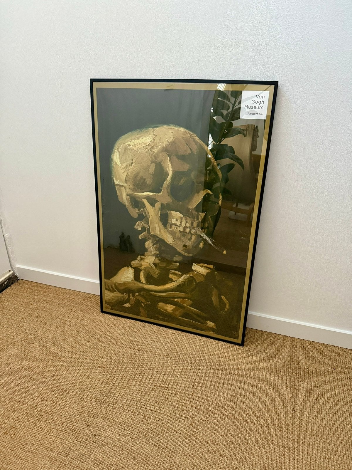 Lomviken fotolijst (61 x 91 cm) met Van Gogh poster, Ophalen, Metaal of Aluminium, Zo goed als nieuw, 75 cm of meer