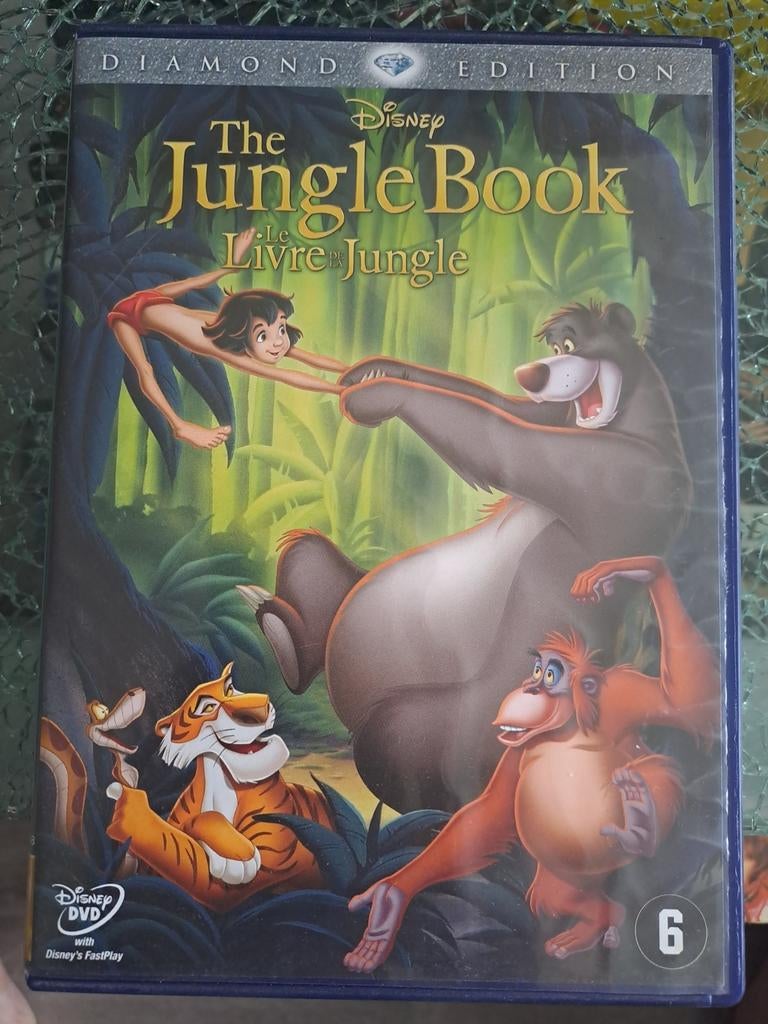 Jungle book (dvd), Alle leeftijden, Ophalen of Verzenden, Zo goed als nieuw, Amerikaans