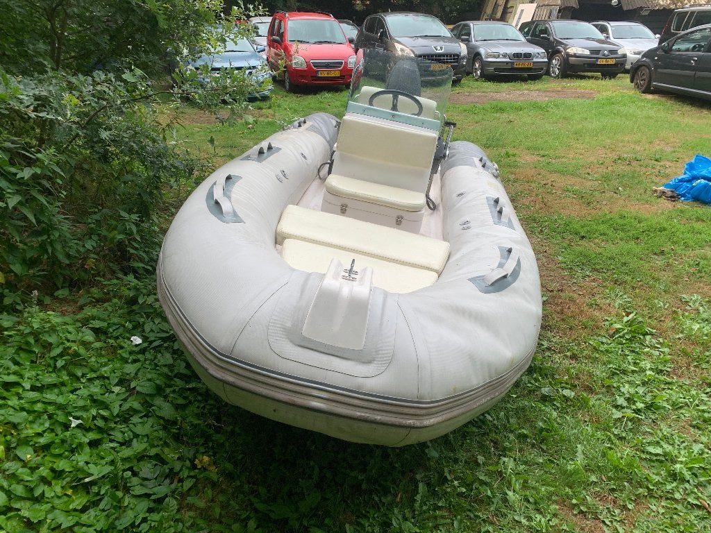 RIB XC-PRO 480 MET 60 PK MERCURE MET STUUR EN POWERTRIM, Watersport en Boten, Rubberboten, 60 pk, Gebruikt, 1 cm, 5 m