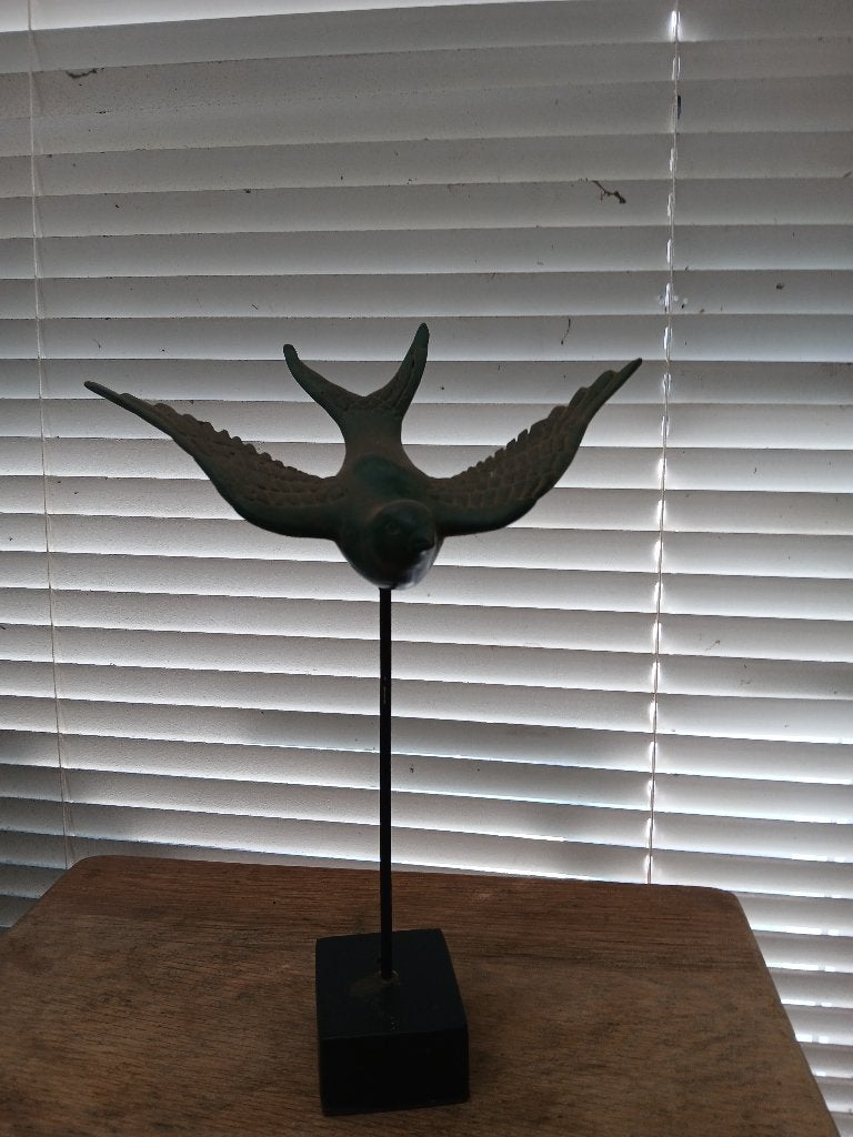 Zwaluw Beeld, Verzenden, Brons, 20 - 50 cm, Beeld