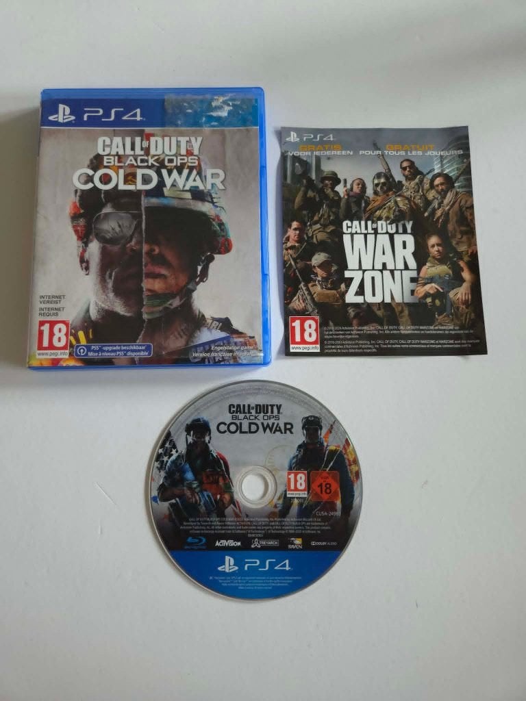 Playstation 4 (PS4) - Call of Duty Black Ops Cold War 10455, Vanaf 18 jaar, Shooter, Ophalen of Verzenden, Zo goed als nieuw