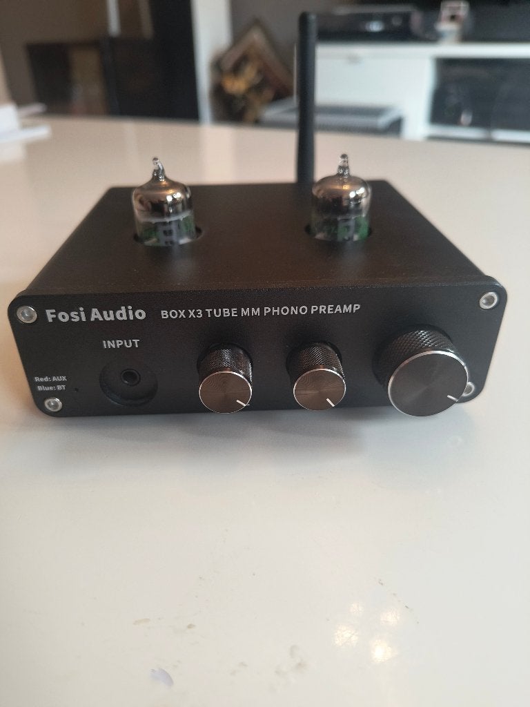 Buizen voorversterker phono & bluetooth fosi audio box X3, Overige merken, Ophalen of Verzenden, Zo goed als nieuw, Minder dan 60 watt