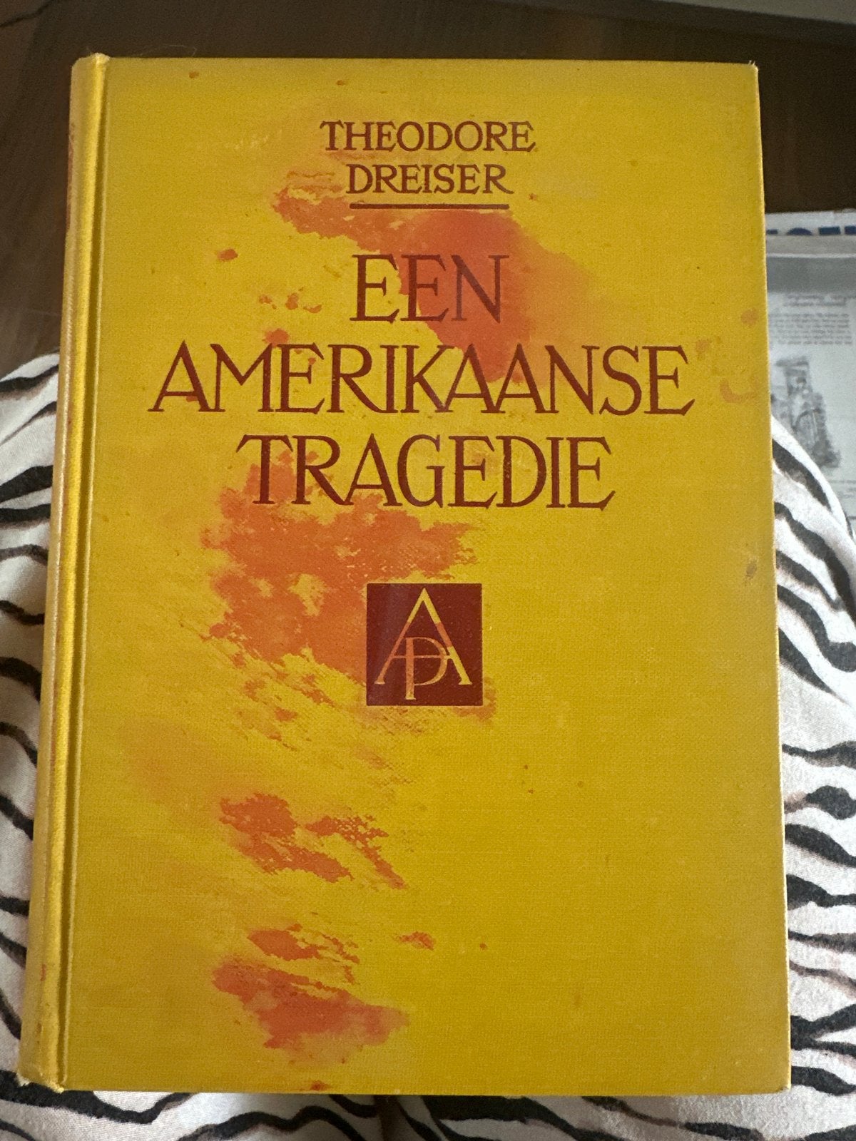 Een Amerikaanse Tragedie - Theodore Dreiser (1938), Ophalen of Verzenden, Gelezen, Nederland