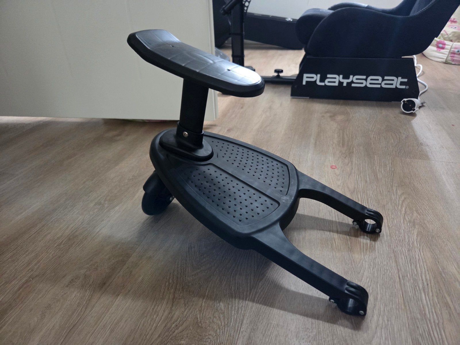 Meerijdplankje met zitje voor kinderwagen/buggy, Fietsen en Brommers, Ophalen of Verzenden, Gebruikt, Onbekend