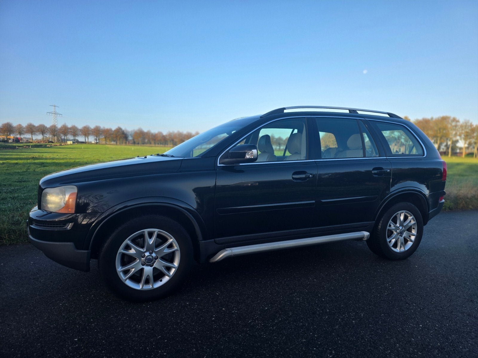 volvo xc 90 3.2 yongtimer 6 cilinder, Beige, Zwart, Leder, Bedrijf