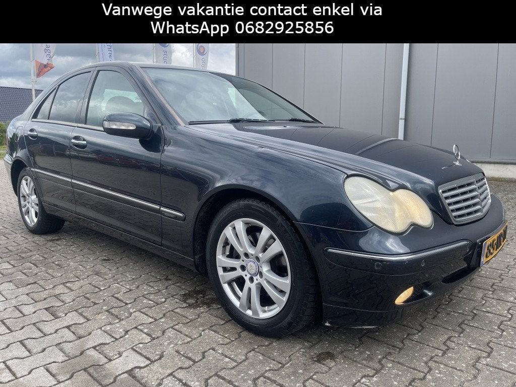 Mercedes-Benz C-Klasse 180 K AUTOMAAT AIRCO NAVI APK: Nieuw, Automaat, Achterwielaandrijving, Gebruikt, 1796 cc