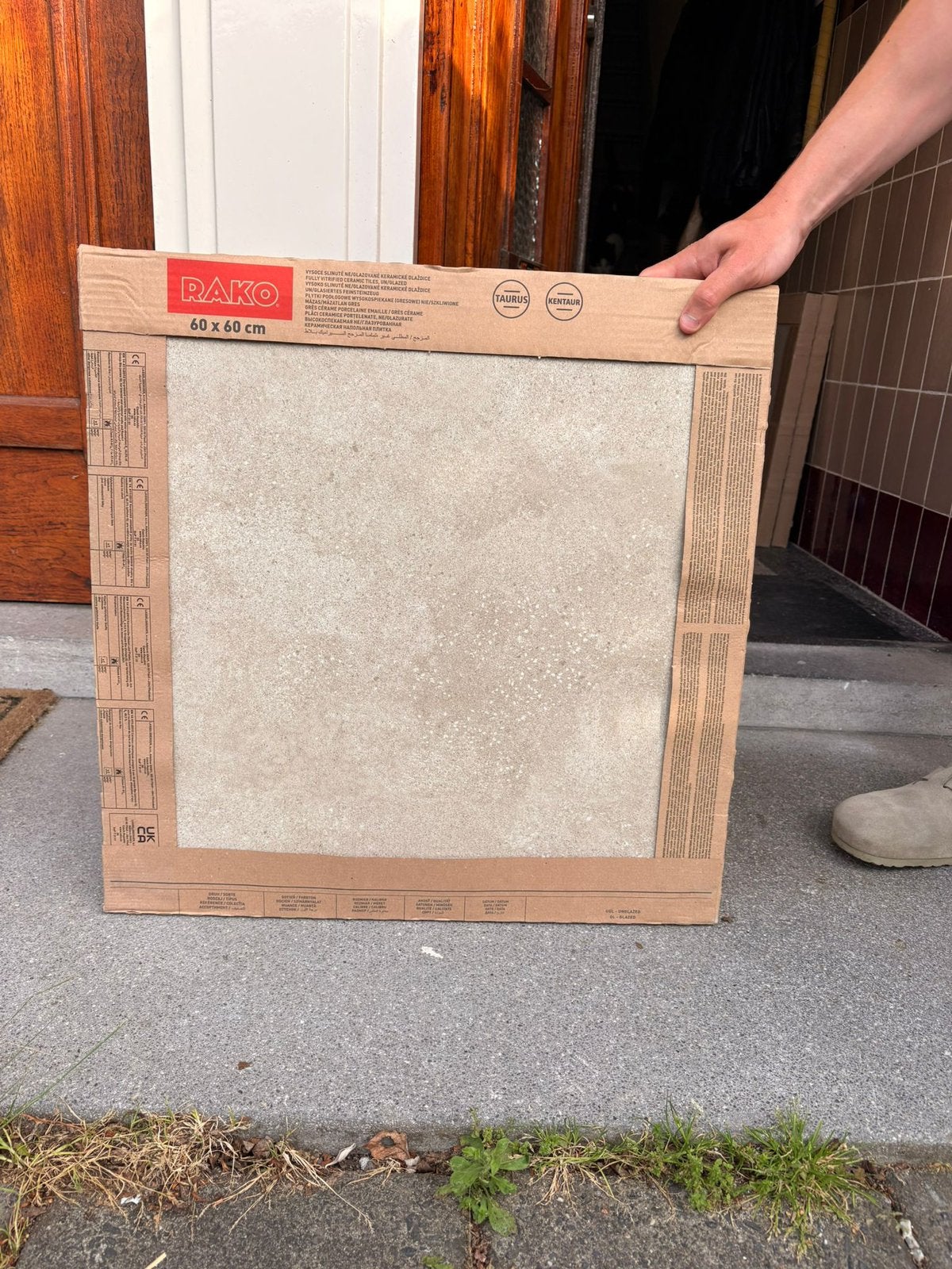 Rako badkamer tegels 60x60, Ophalen, Nieuw, Minder dan 5 m², Vloertegels