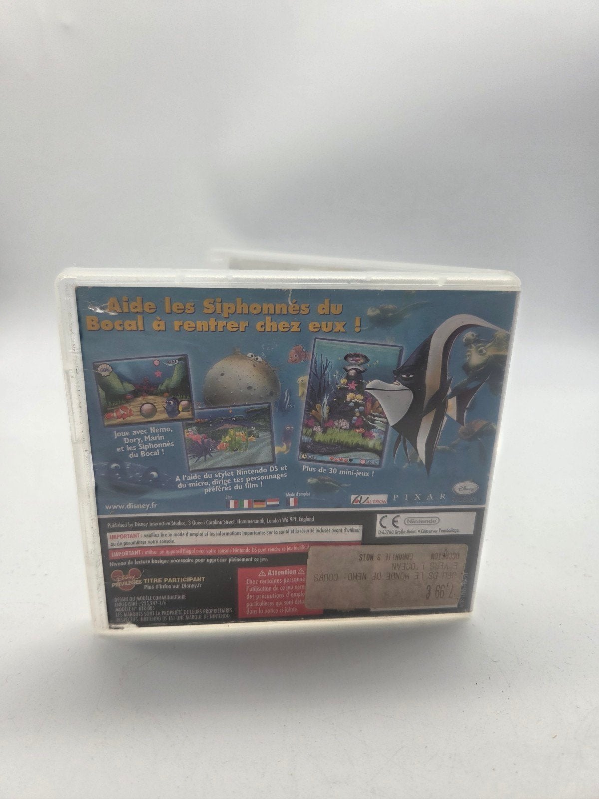 Disney Pixar Finding Nemo Nintendo DS Game, Avontuur en Actie, Gebruikt, 1 speler, Ophalen of Verzenden