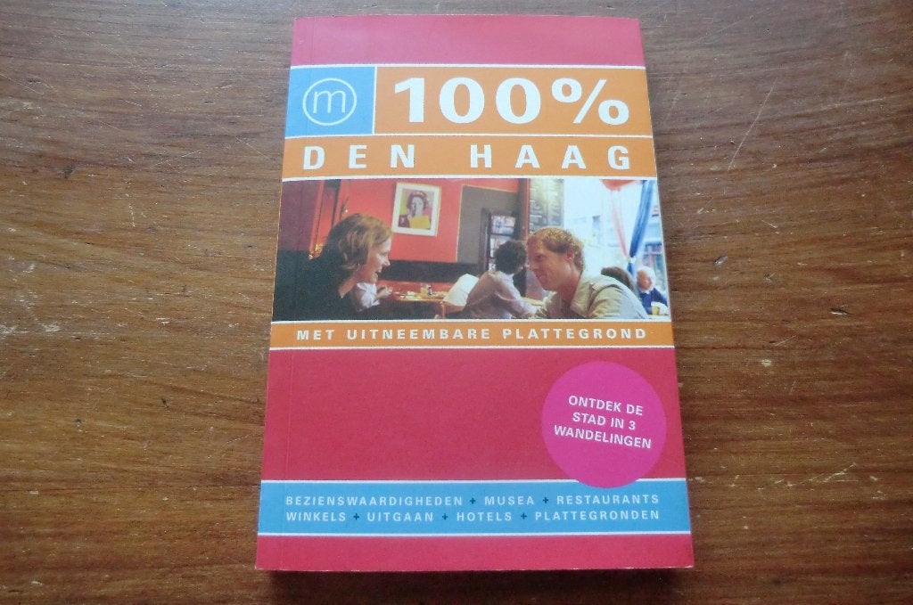 reisgids - 100% Den Haag (2009) - met 3 stadswandelingen, Overige merken, Ophalen of Verzenden, Zo goed als nieuw, Reisgids of -boek