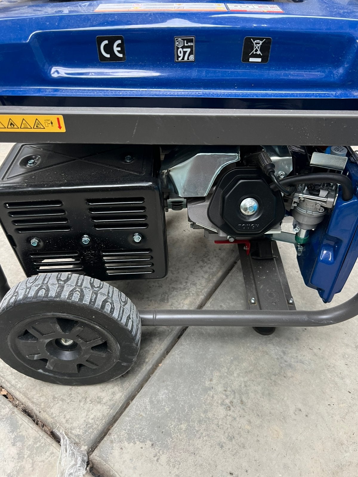 Aggregaat Ford  6 kw met 20 draai uren, Ophalen of Verzenden, Zo goed als nieuw, Minder dan 5 kVA, Benzine